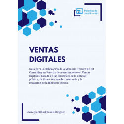 Plantilla de justificación para Kit Consulting en Ventas Digitales