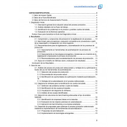 Plantilla de justificación para Kit Consulting en Procesos de Producción